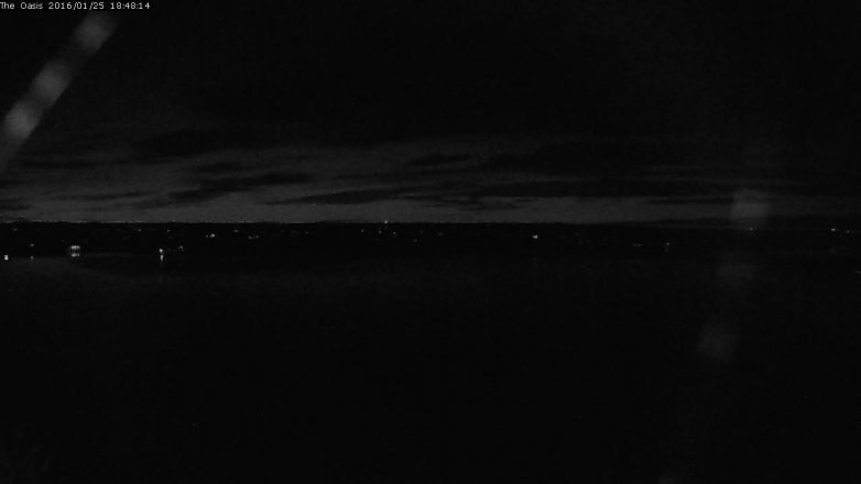 Lake Travis webcam, January 25, 2016 5:55 PM CT