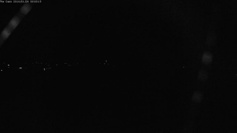 Lake Travis webcam, January 25, 2016 11:05 PM CT