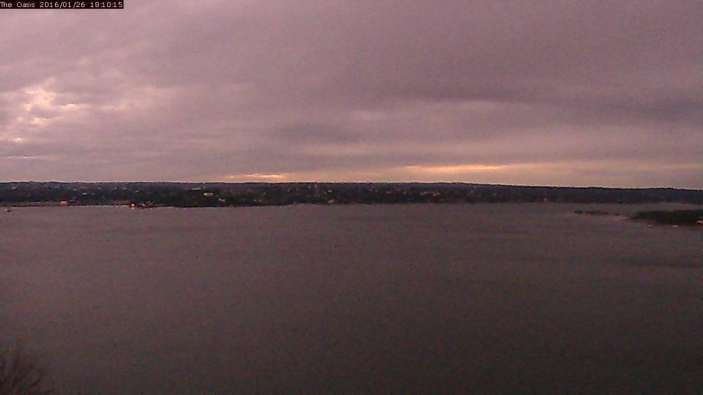 Lake Travis webcam, January 26, 2016 5:15 PM CT