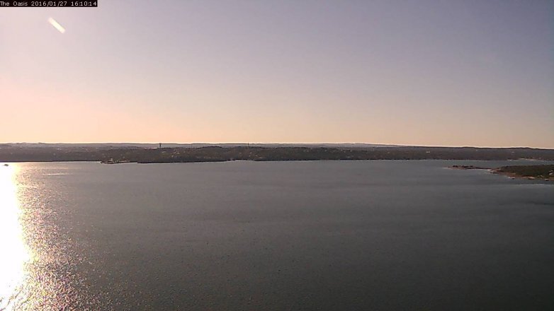 Lake Travis webcam, January 27, 2016 3:15 PM CT