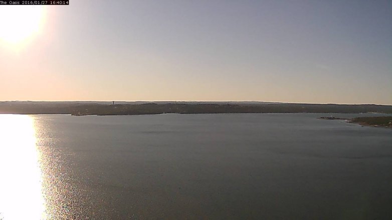 Lake Travis webcam, January 27, 2016 3:45 PM CT