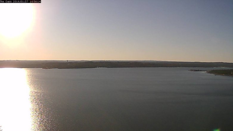 Lake Travis webcam, January 27, 2016 4:05 PM CT