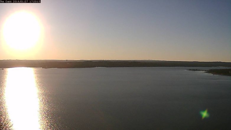 Lake Travis webcam, January 27, 2016 4:25 PM CT