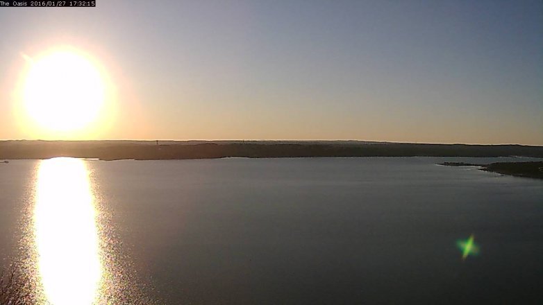 Lake Travis webcam, January 27, 2016 4:40 PM CT