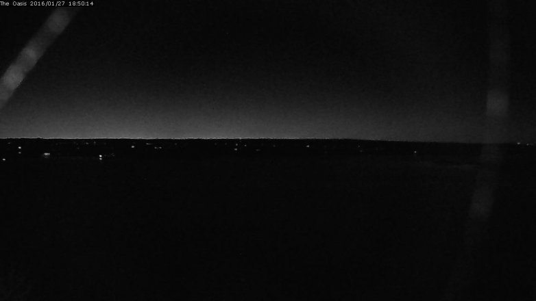 Lake Travis webcam, January 27, 2016 5:55 PM CT