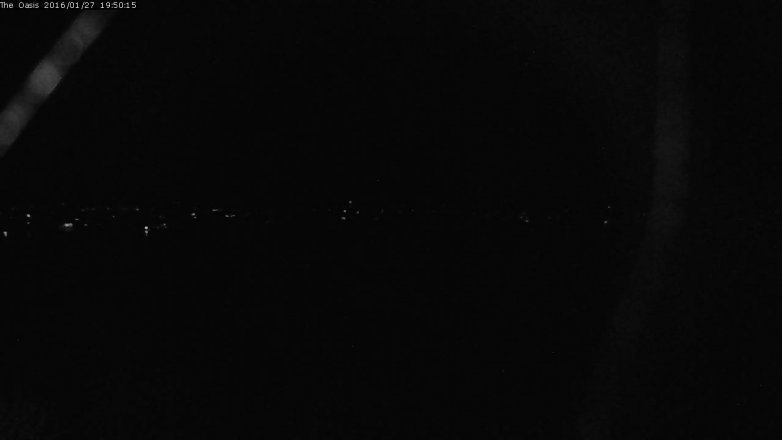 Lake Travis webcam, January 27, 2016 6:55 PM CT