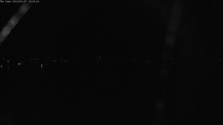 Lake Travis webcam, January 27, 2016 7:40 PM CT