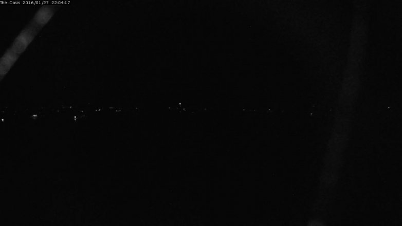 Lake Travis webcam, January 27, 2016 9:10 PM CT