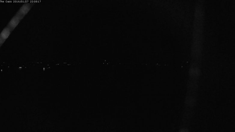 Lake Travis webcam, January 27, 2016 9:15 PM CT