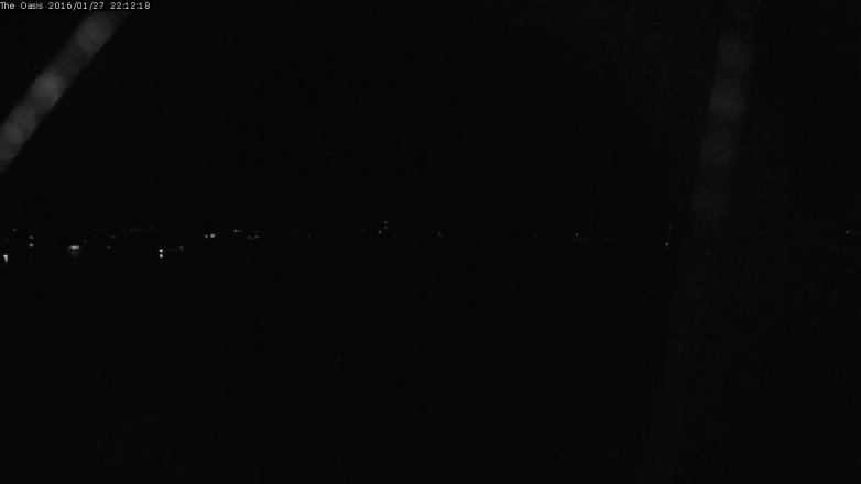 Lake Travis webcam, January 27, 2016 9:20 PM CT
