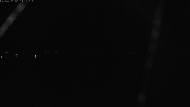Lake Travis webcam, January 27, 2016 9:25 PM CT