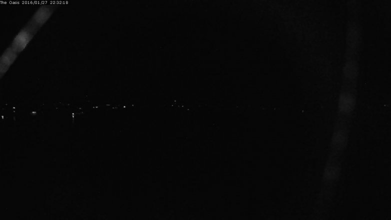 Lake Travis webcam, January 27, 2016 9:40 PM CT