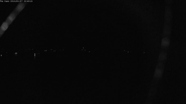 Lake Travis webcam, January 27, 2016 9:45 PM CT