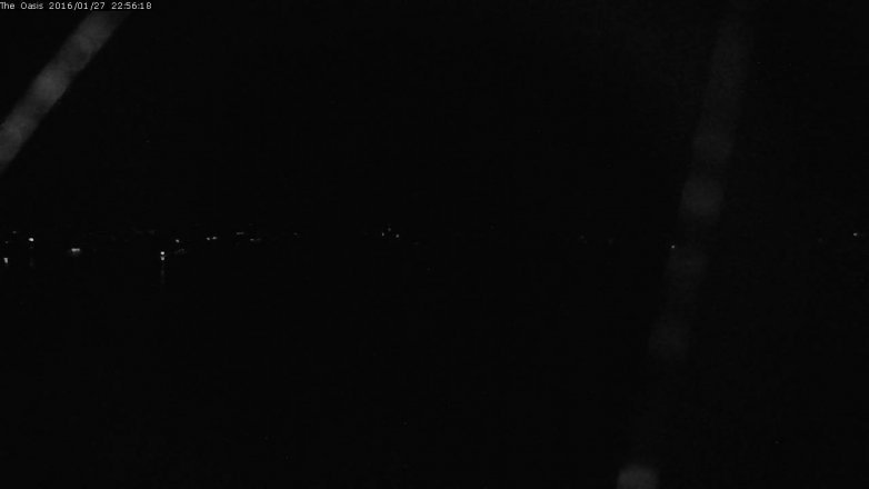 Lake Travis webcam, January 27, 2016 10:00 PM CT