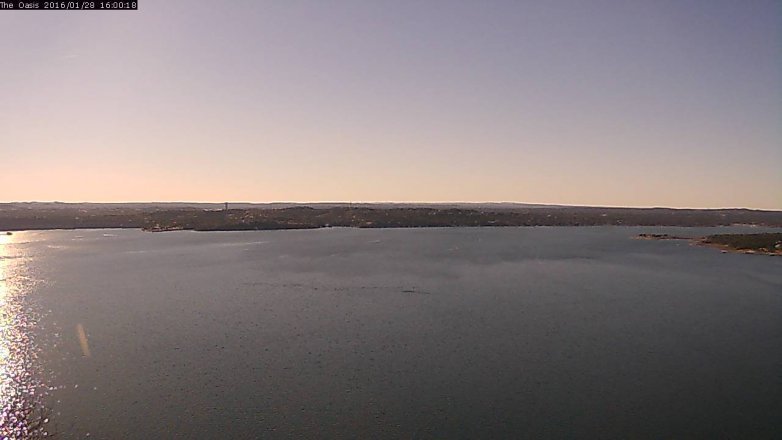 Lake Travis webcam, January 28, 2016 3:05 PM CT