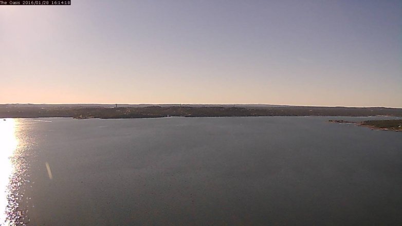 Lake Travis webcam, January 28, 2016 3:20 PM CT
