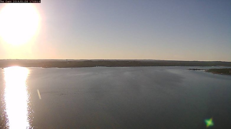 Lake Travis webcam, January 28, 2016 4:15 PM CT