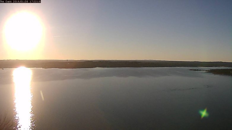 Lake Travis webcam, January 28, 2016 4:30 PM CT