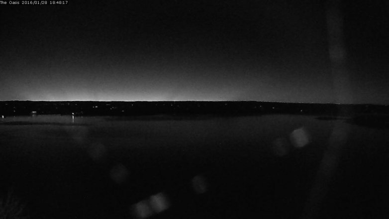 Lake Travis webcam, January 28, 2016 5:55 PM CT