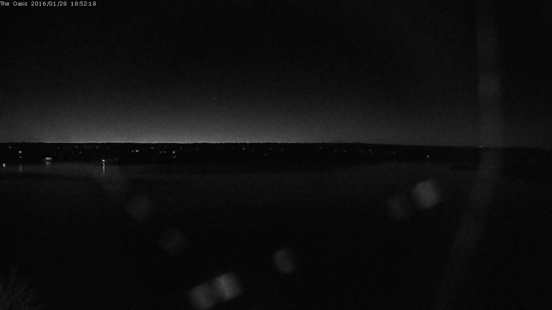 Lake Travis webcam, January 28, 2016 6:00 PM CT