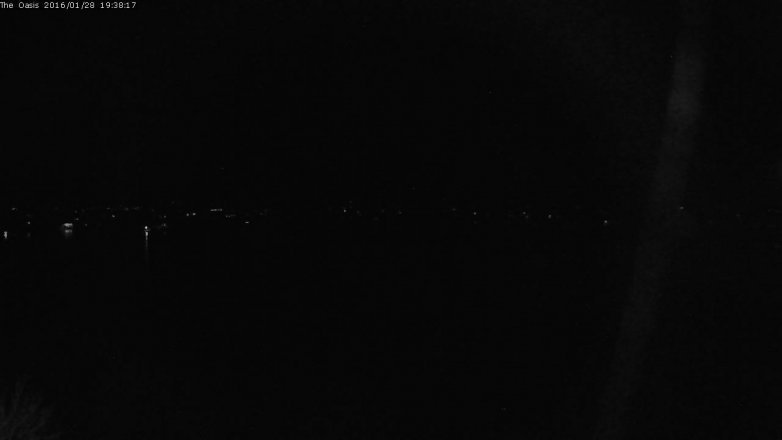 Lake Travis webcam, January 28, 2016 6:45 PM CT