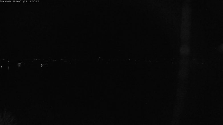 Lake Travis webcam, January 28, 2016 6:55 PM CT