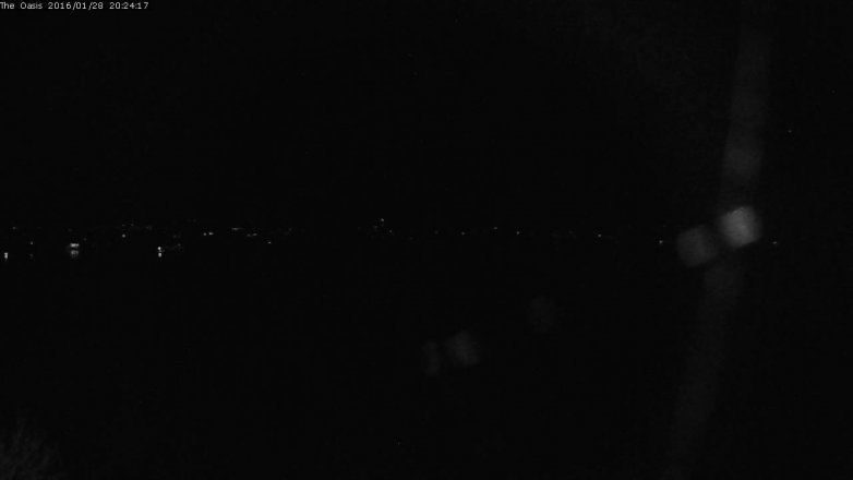 Lake Travis webcam, January 28, 2016 7:30 PM CT
