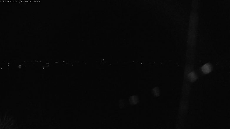 Lake Travis webcam, January 28, 2016 8:00 PM CT