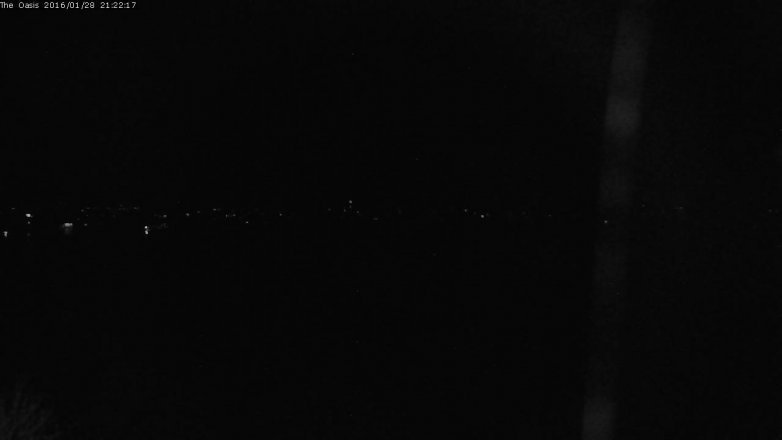 Lake Travis webcam, January 28, 2016 8:30 PM CT