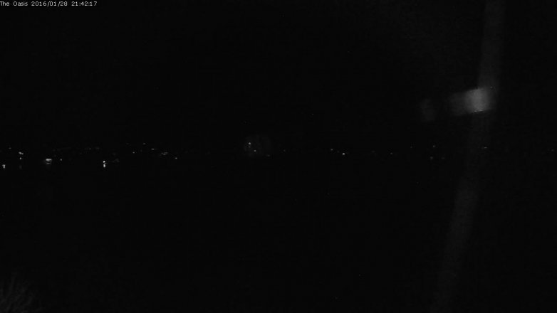 Lake Travis webcam, January 28, 2016 8:50 PM CT