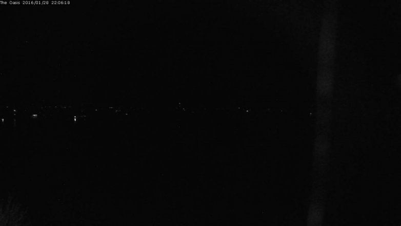 Lake Travis webcam, January 28, 2016 9:15 PM CT