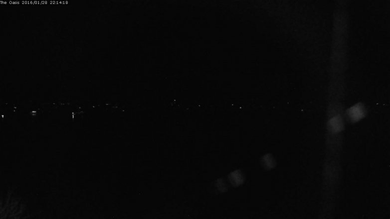 Lake Travis webcam, January 28, 2016 9:20 PM CT