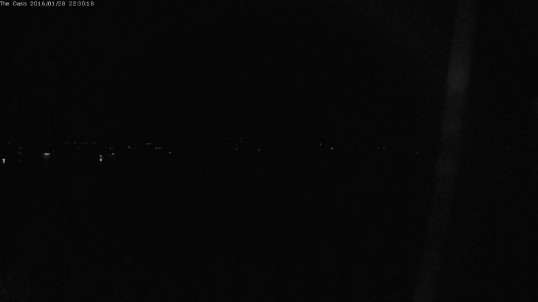 Lake Travis webcam, January 28, 2016 9:35 PM CT