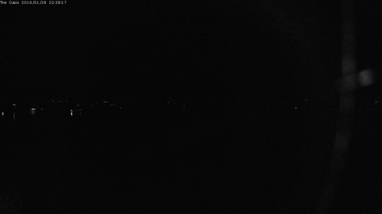 Lake Travis webcam, January 28, 2016 9:45 PM CT