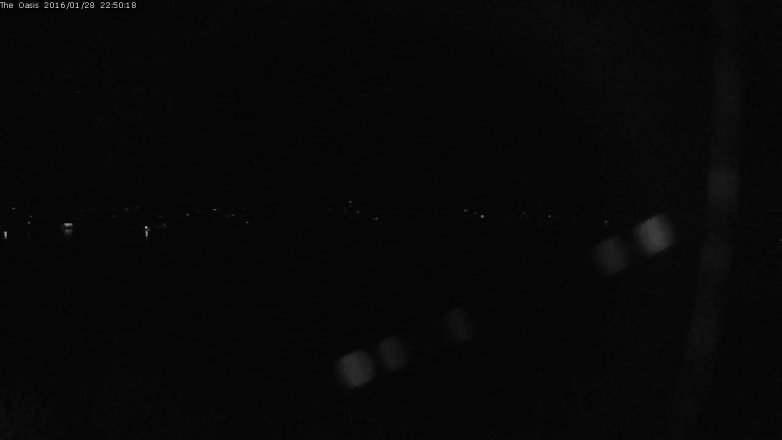 Lake Travis webcam, January 28, 2016 9:55 PM CT