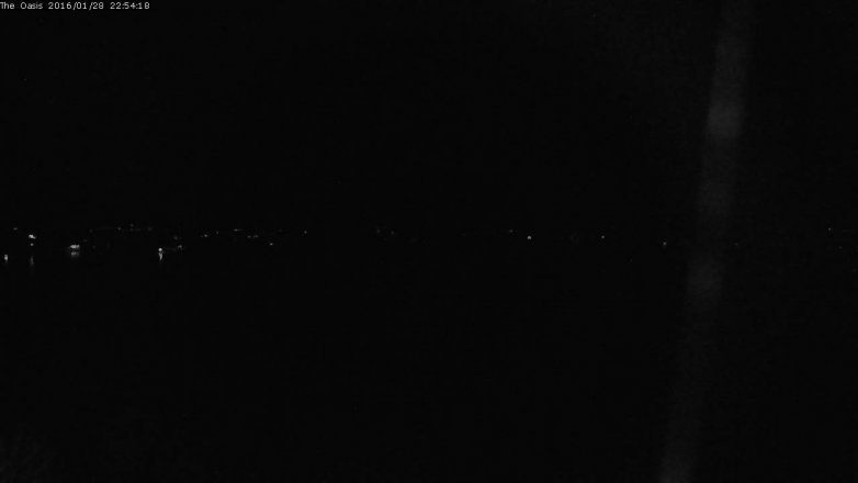 Lake Travis webcam, January 28, 2016 10:00 PM CT