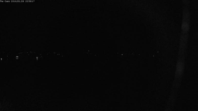 Lake Travis webcam, January 28, 2016 10:05 PM CT