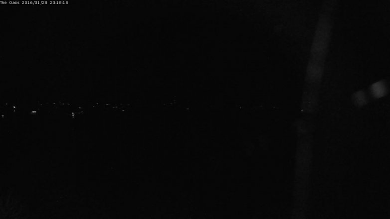 Lake Travis webcam, January 28, 2016 10:25 PM CT