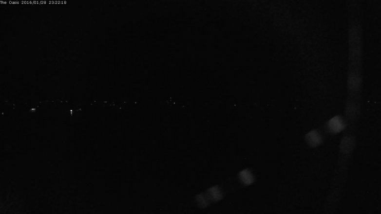 Lake Travis webcam, January 28, 2016 10:30 PM CT