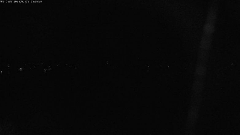 Lake Travis webcam, January 28, 2016 10:45 PM CT