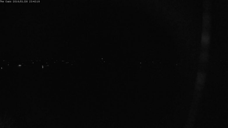 Lake Travis webcam, January 28, 2016 10:50 PM CT