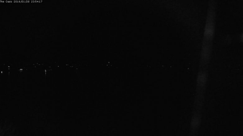 Lake Travis webcam, January 28, 2016 11:00 PM CT