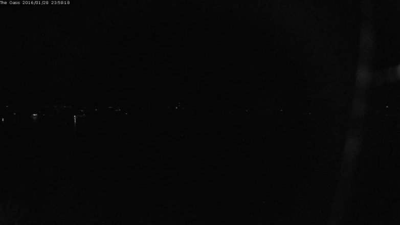 Lake Travis webcam, January 28, 2016 11:05 PM CT