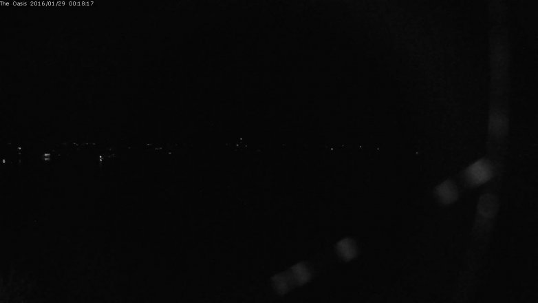Lake Travis webcam, January 28, 2016 11:25 PM CT