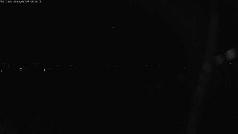 Lake Travis webcam, January 28, 2016 11:35 PM CT