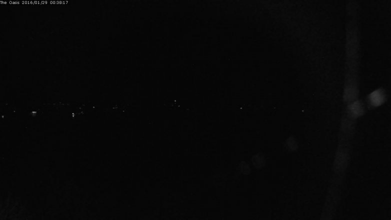 Lake Travis webcam, January 28, 2016 11:45 PM CT