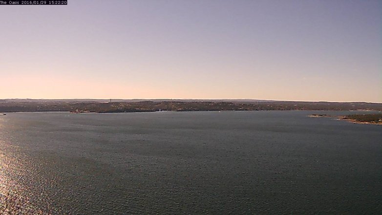 Lake Travis webcam, January 29, 2016 2:30 PM CT
