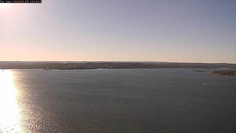 Lake Travis webcam, January 29, 2016 3:25 PM CT