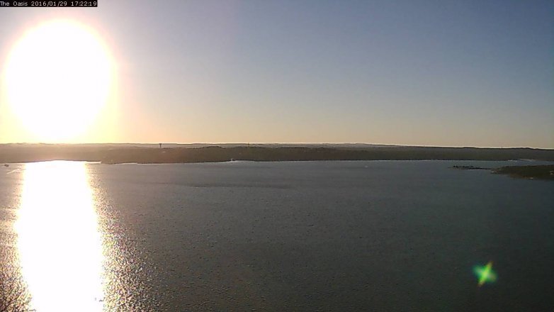 Lake Travis webcam, January 29, 2016 4:30 PM CT