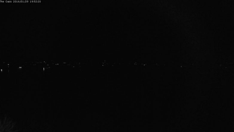 Lake Travis webcam, January 29, 2016 7:00 PM CT